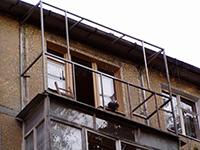 Зварювання опорної конструкції балкону. Фото6